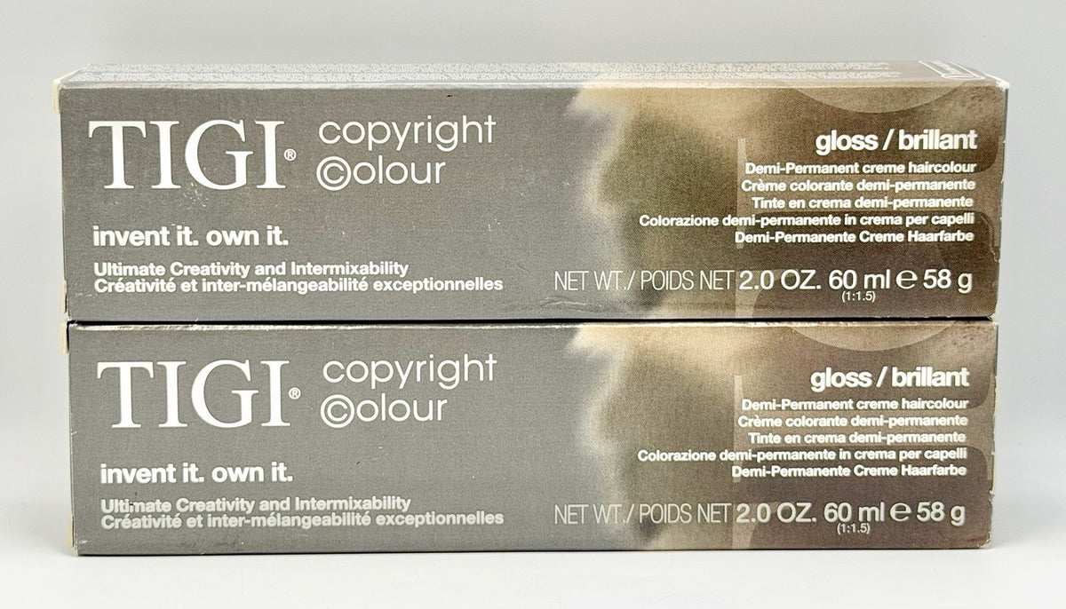 Demi-Permanent Hair Color 5/07 Light Natural Green - 2oz (2 Pack)