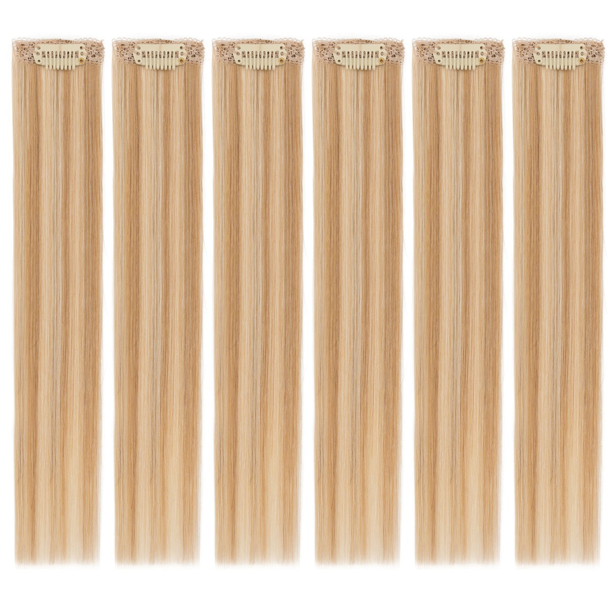 6PCS Clip-In Short Hair Extensions 100% Human Hair, Multiple Colors & Lengths