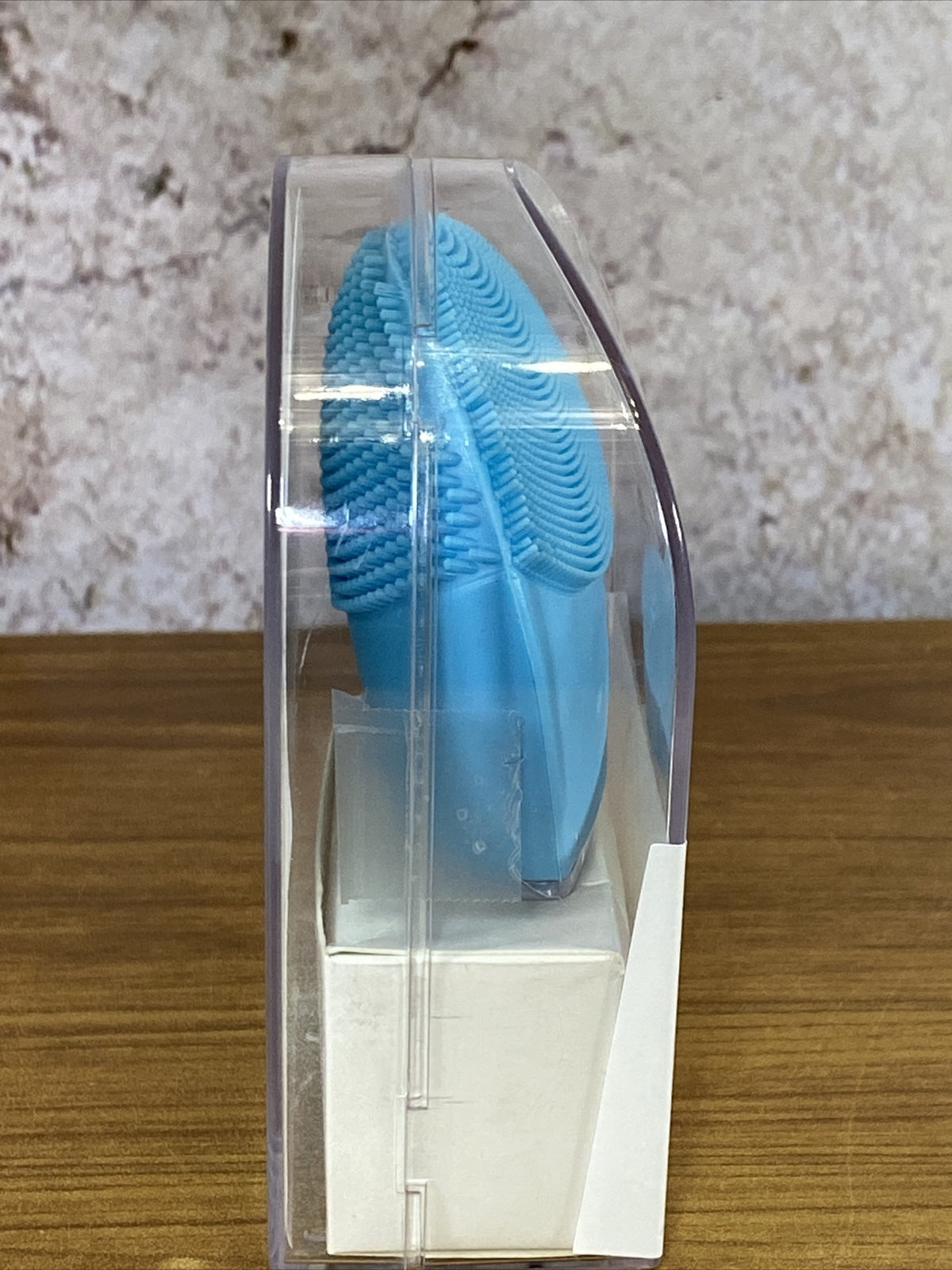 Mini Waterproof Facial Cleansing Brush - Blue for Deep Skin Care