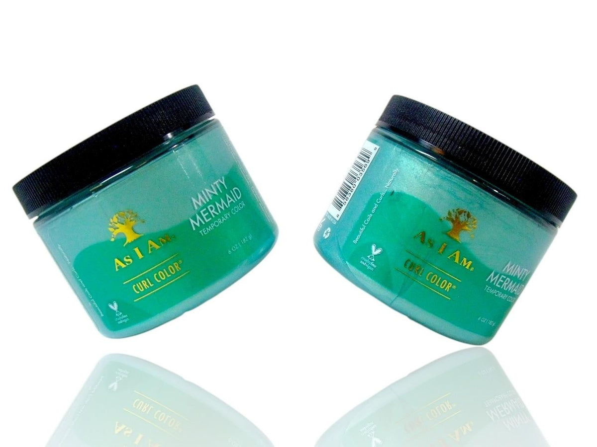 Temporary Hair Color Gel Minty Mermaid 2-Pack 6 oz