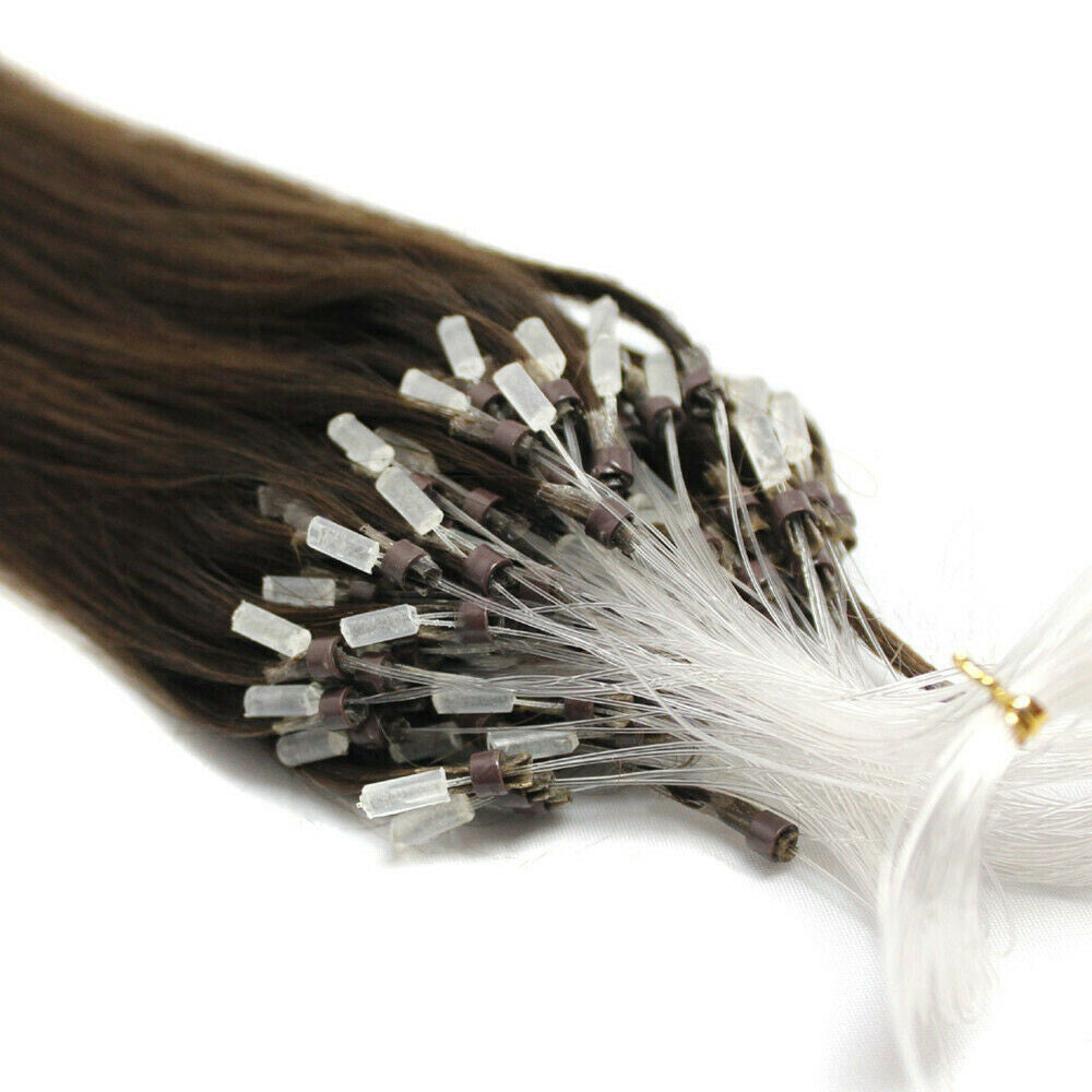 Micro Loop Hair Extensions - Real Human Hair Beads & Link Remy Russian Hair