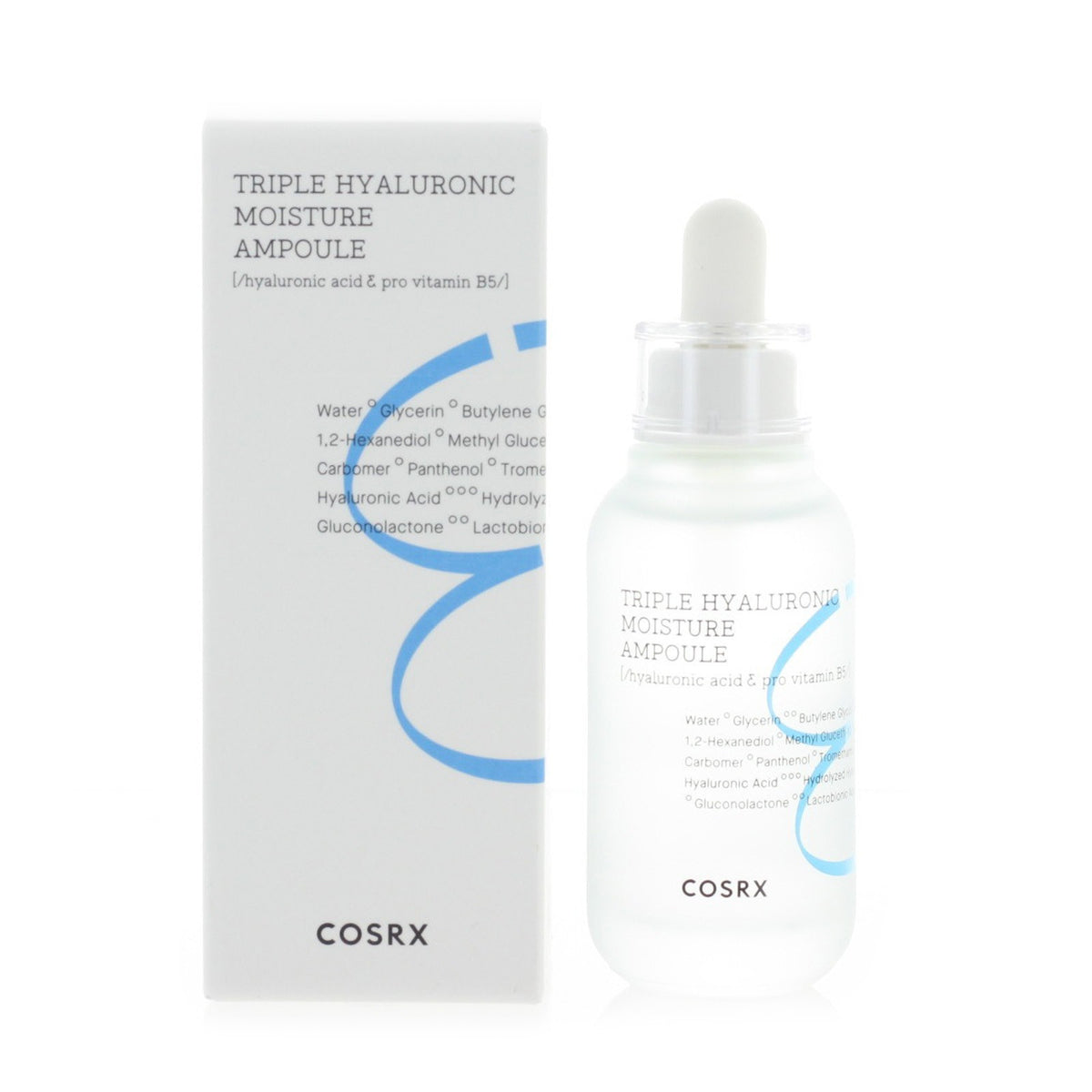 Cosrx Hydrium Triple Hyaluronic Moisture Ampoule 40ml 1.35oz EX08/2025