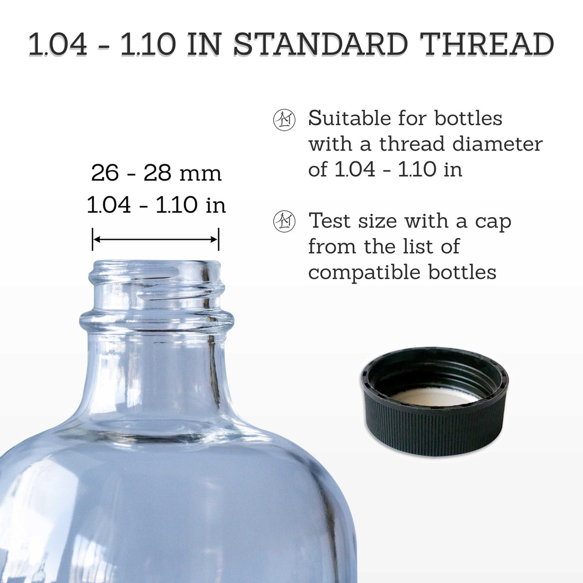 Stainless Steel Soap Pump Replacement Kit - 8 Inch Tube, Compatible with Various Bottles