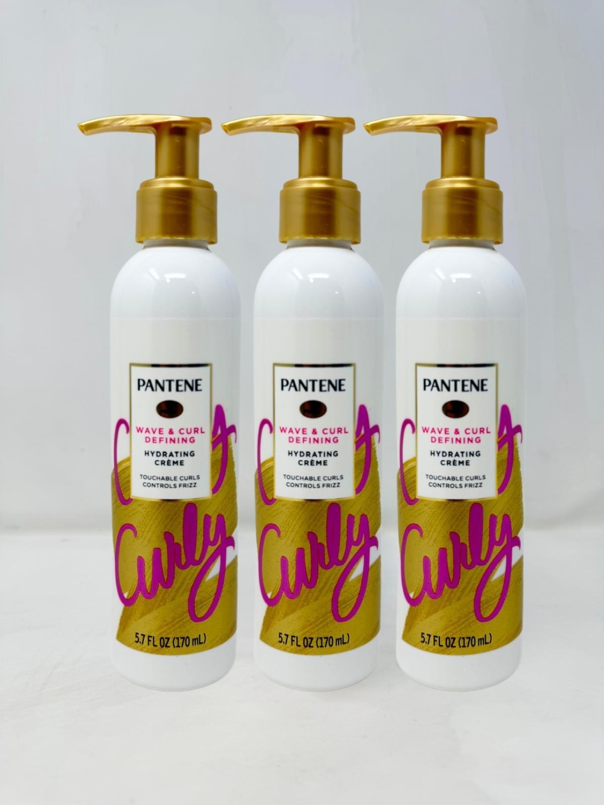 3 Pack Curl & Wave Defining Hydrating Hair Cream - 5.7oz