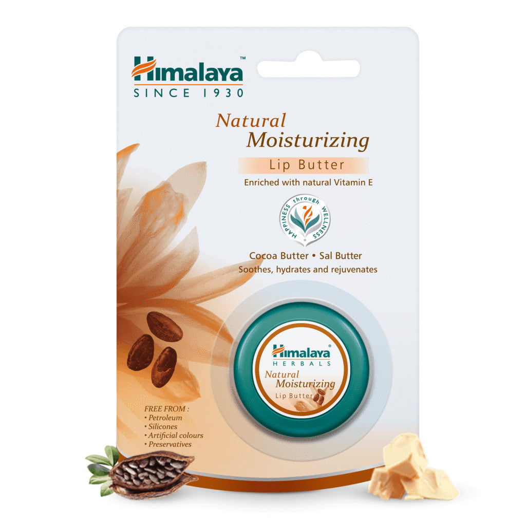 Herbal Moisturizing Lip Butter Set - 3 x 10g Lip Balm with Cocoa & Sal Butters