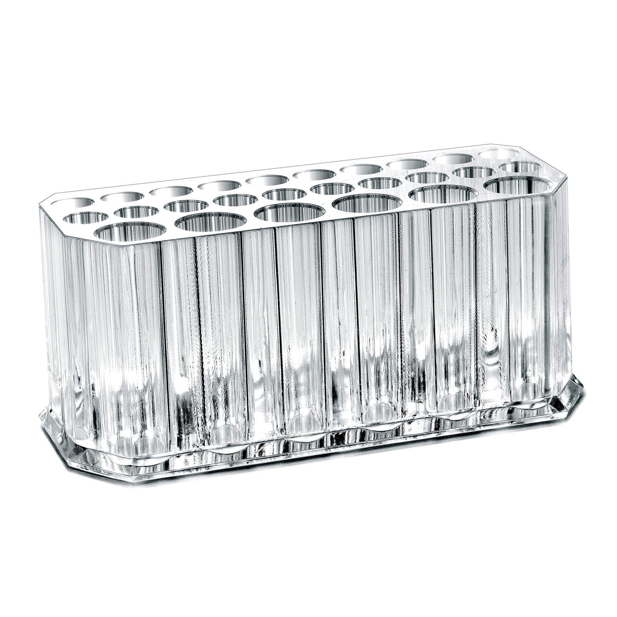 Acrylic Makeup & Lip Liner Organizer - Holds 26 Pencils, Clear
