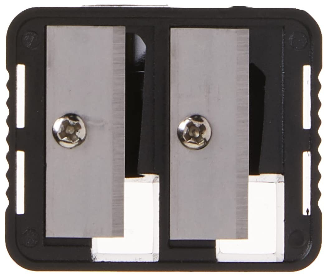 Dual Pencil Sharpener Pack of 2 - Precise Makeup & Artistic Tool