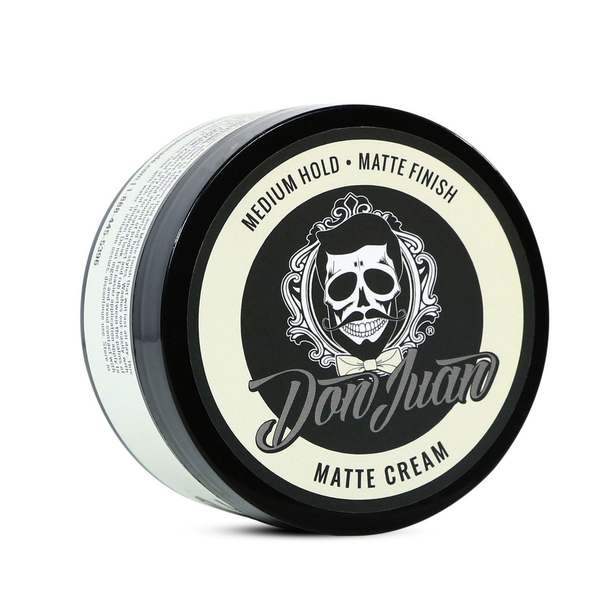 Handcrafted Matte Cream Pomade - Medium Hold, 4oz, Water-Based Hair Styling