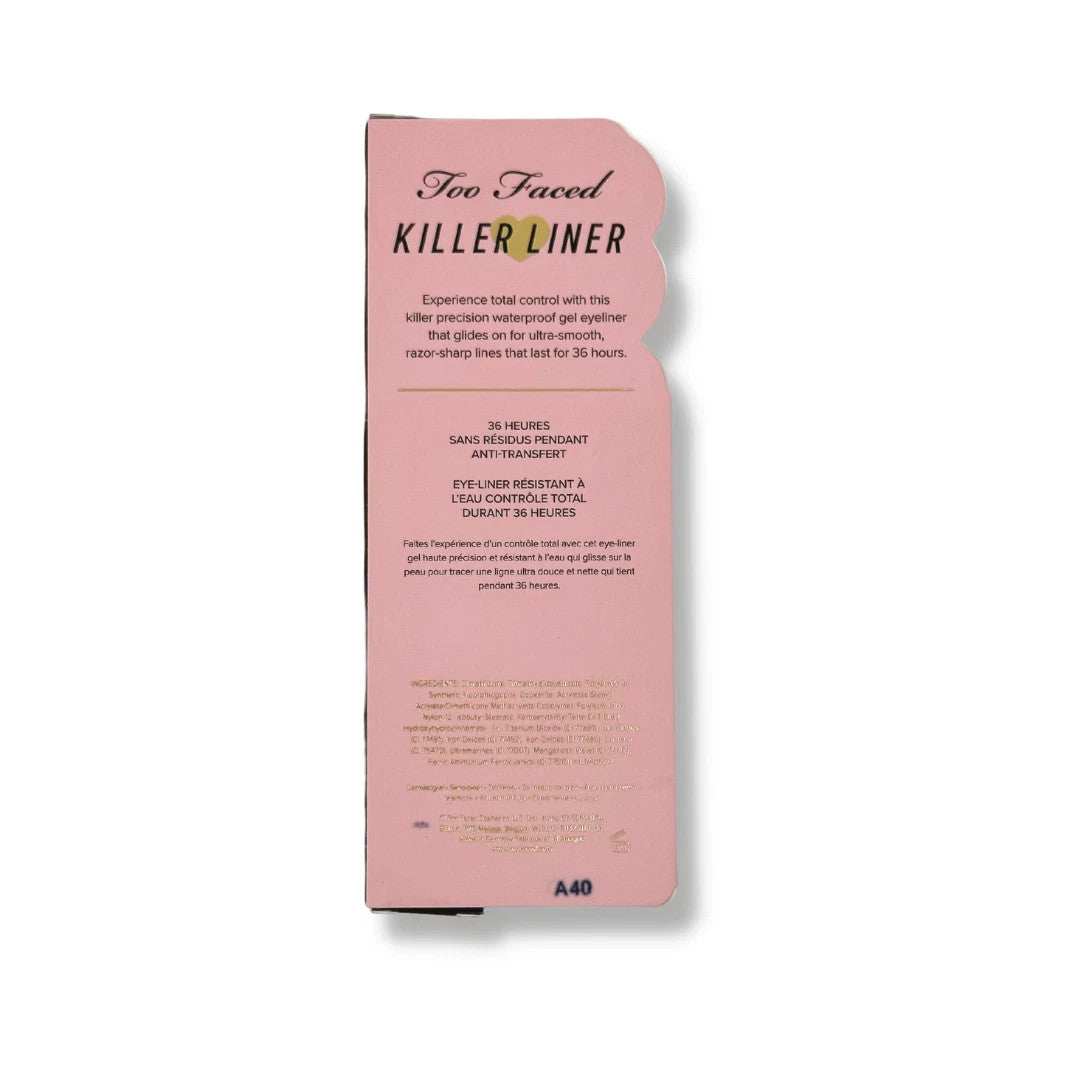 Waterproof Gel Eyeliner Pencil - Deep Brown - Pack of 2 - Long Lasting