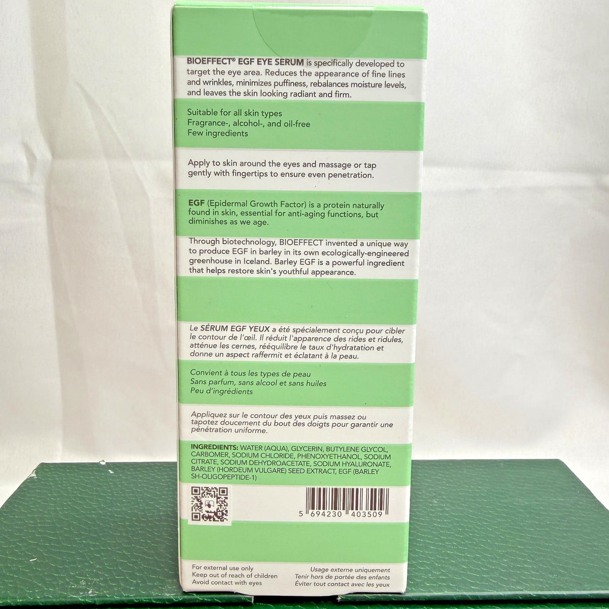 Bioeffect EGF Eye Serum with Refill - Firming, Hydrating, Reduces Wrinkles