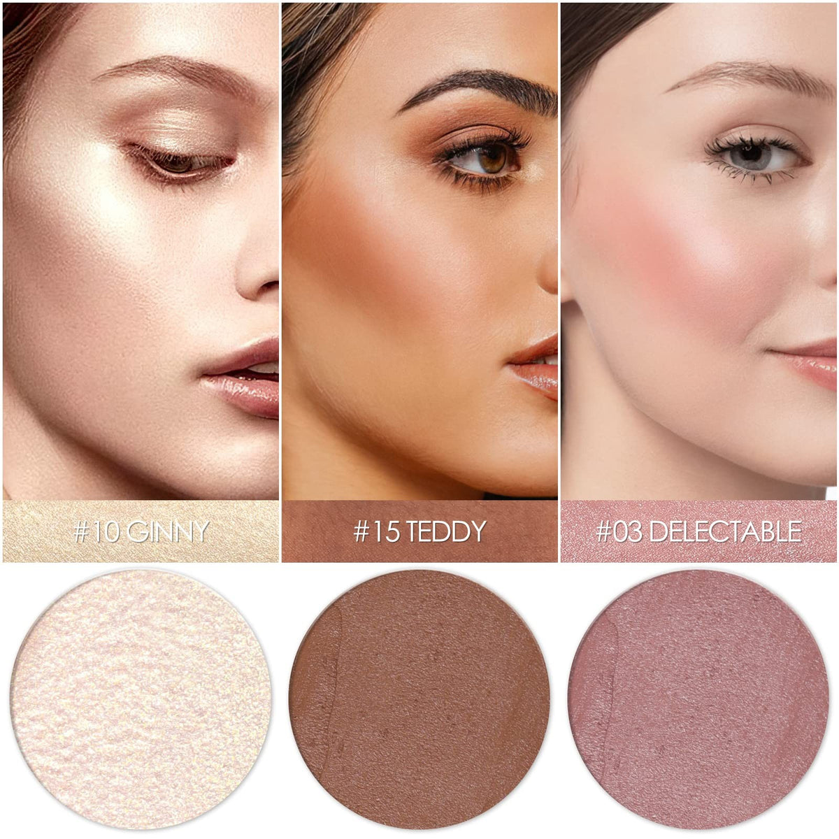 Neutral Contour Stick Set - Professional Makeup Kit for All Skin Tones
