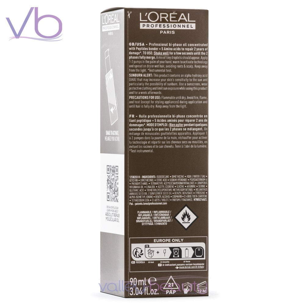 Hair Repair Oil for Damaged & Chemically Treated Hair - 90ml