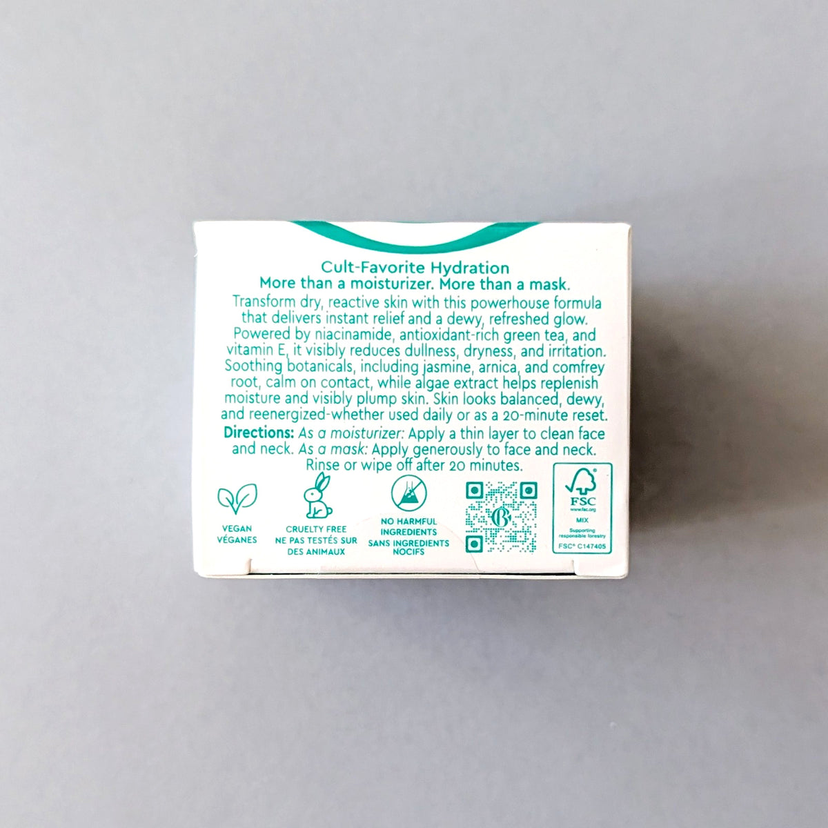 Deep Moisture Mask and Daily Face Cream Set - Hydrating Skincare 1.7oz