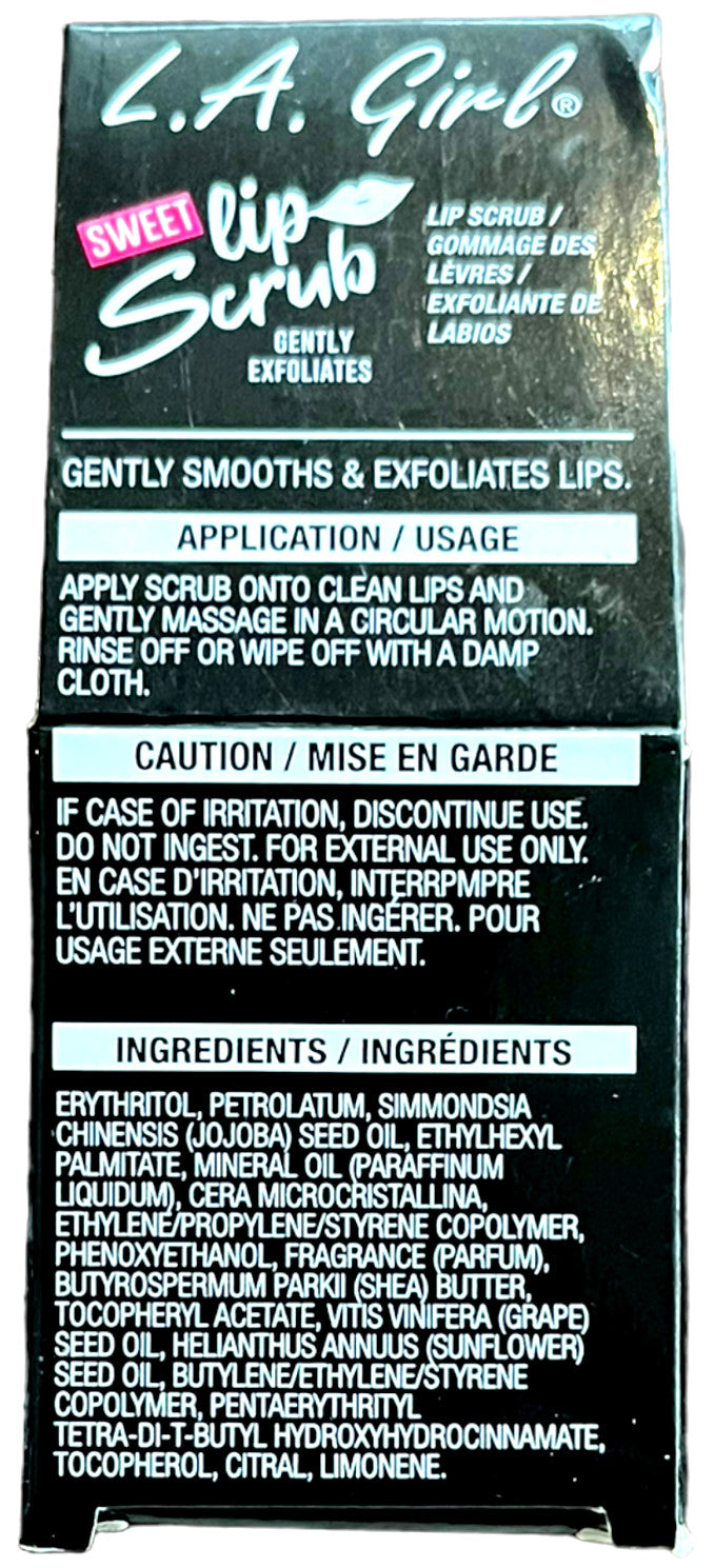 Lip Scrub for Gentle Lip Exfoliation - Sweet Flavor, 0.21oz