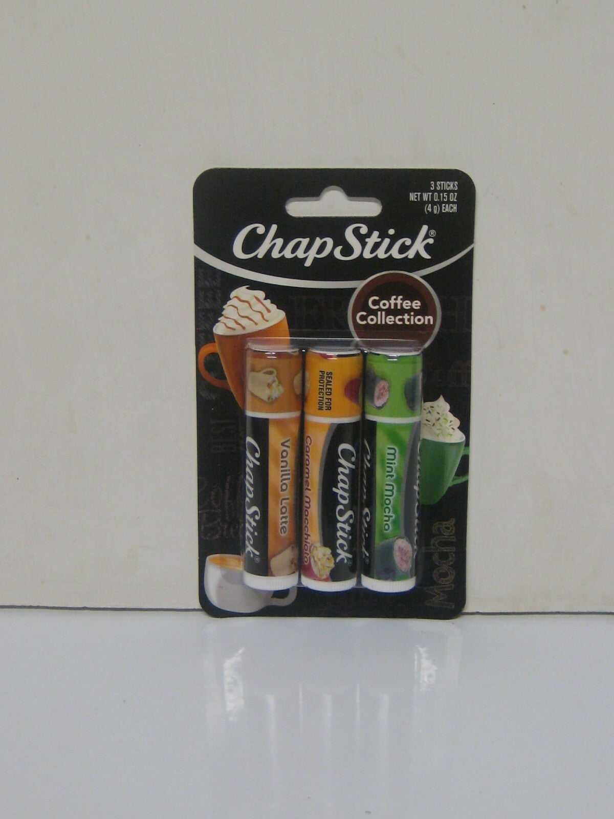ChapStick Coffee Collection Lip Balm Set - Vanilla Latte, Caramel Macchiato, Mint Mocha