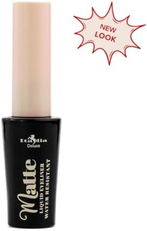 Italia Deluxe Matte Waterproof Liquid Eyeliner Set (3pcs) - Black