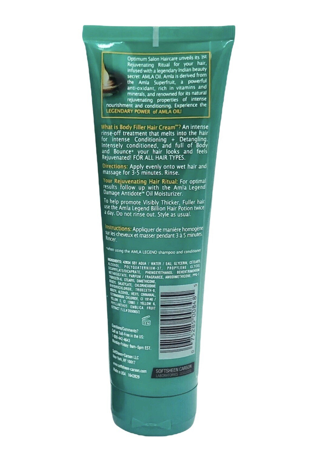 Softsheen Amla Legend Body Filler Wash Shampoo & Hair Cream