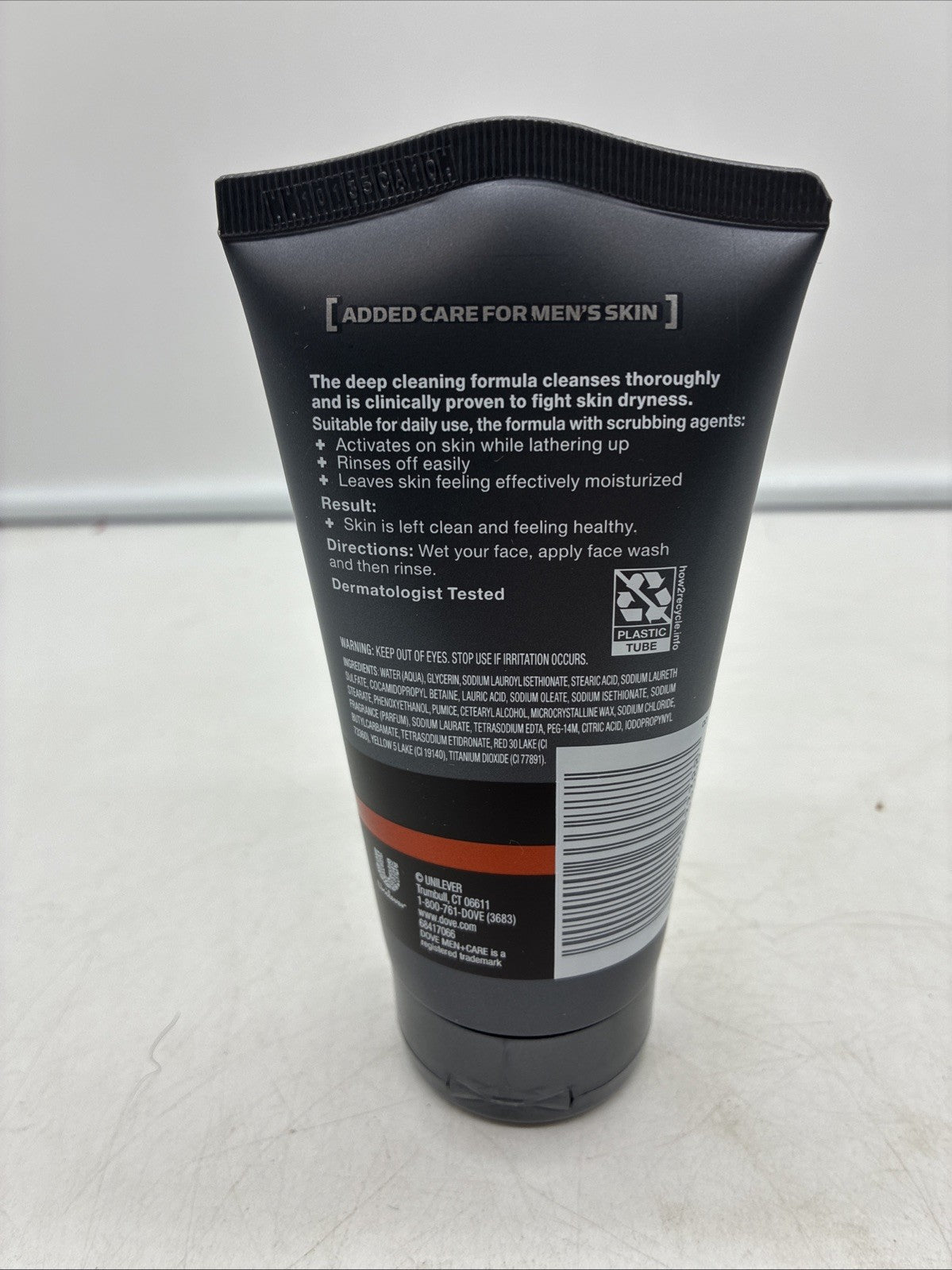 3 Pack: Dove Men + Care Face Scrub Deep Clean+ Facial Cleanser 5 oz.