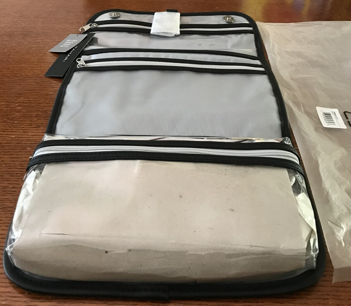 Travel Hanging Organizer Bag with Bonus Travel Bottle