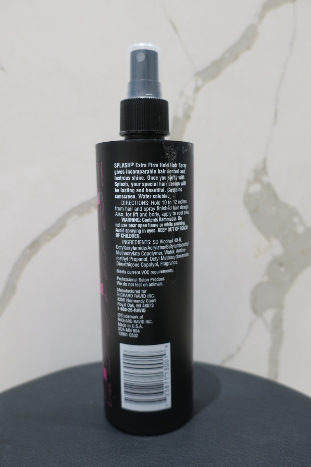 Focus 21 Splash Finishing Spray - Extra Firm Hold & Shine, 12 Fl Oz