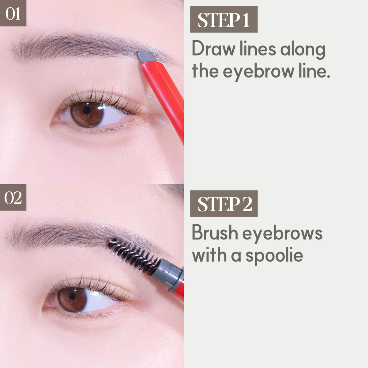 Eyebrow Pencil for Natural Fine Lines - Light Taupe, Easy Shaping