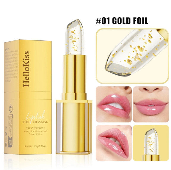 Color Changing Lipstick - Transfer Proof, Crystal Ph Activated Clear Lipstick