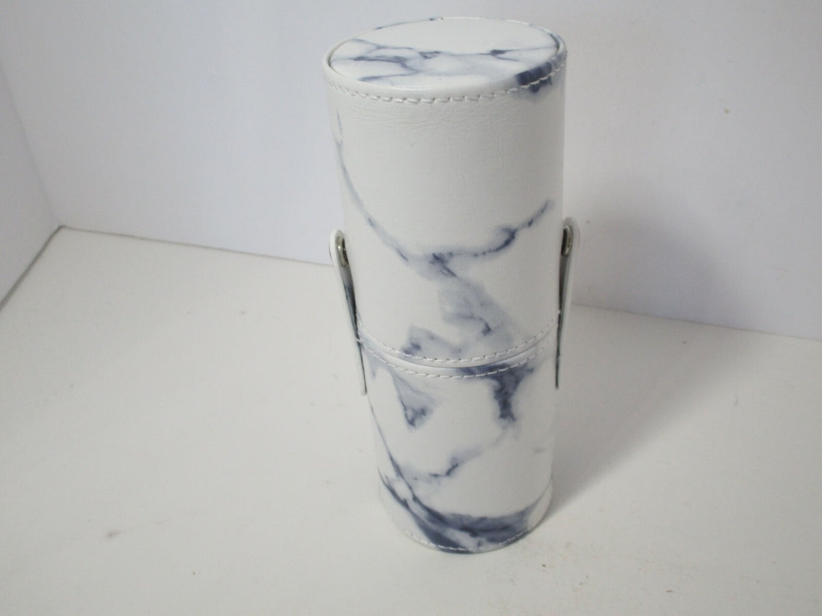 Marble Makeup Brush Set with Holder - Cosmetic Tools & Accessories