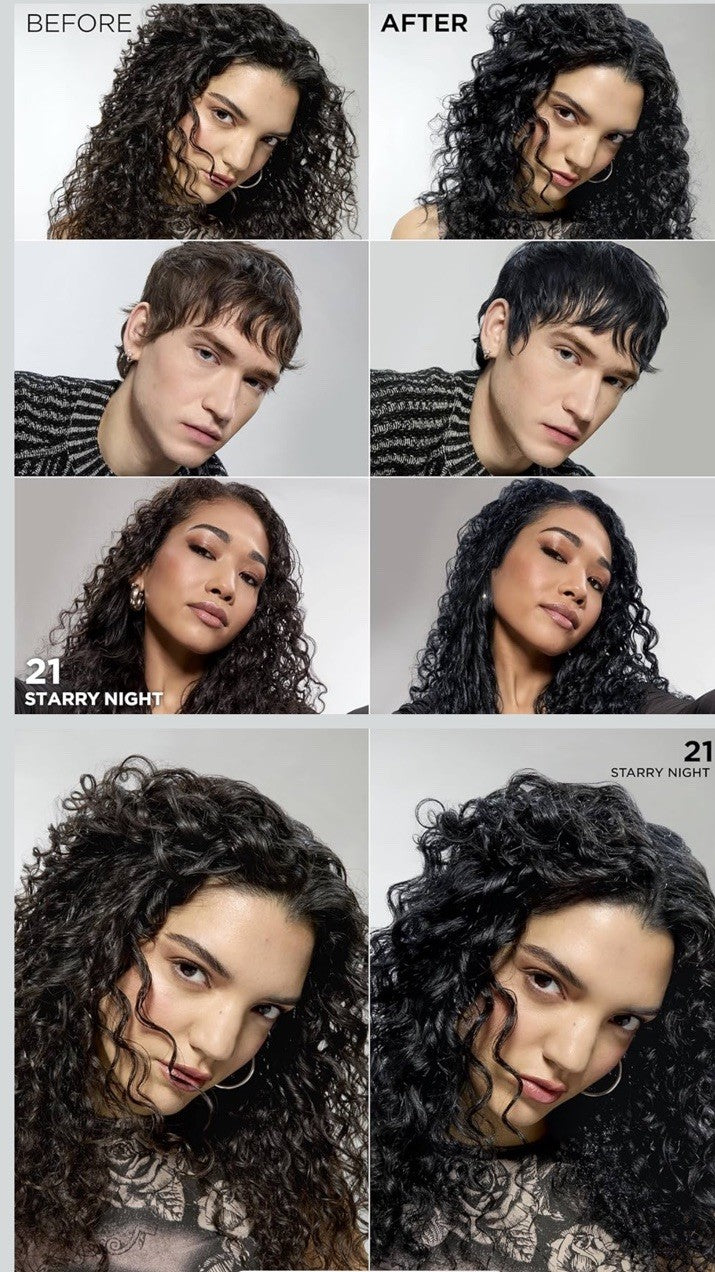 Permanent Hair Color 21 Bright Black