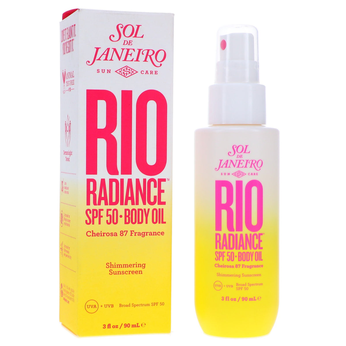 SOL DE JANEIRO RIO RADIANCE SPF 50 BODY OIL 3 OZ ~ Dec 2025 New, Free