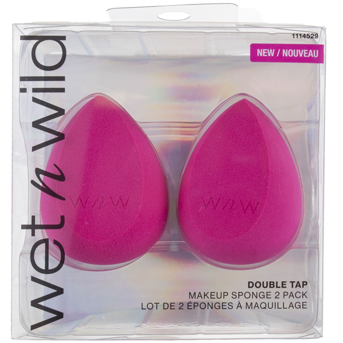 Wet n Wild Double Tap Makeup Sponge Set - 2 Pack for Flawless Foundation