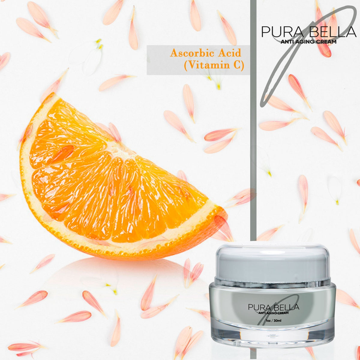 Anti-Aging Face Cream with Collagen & Elastin Boost - 1oz