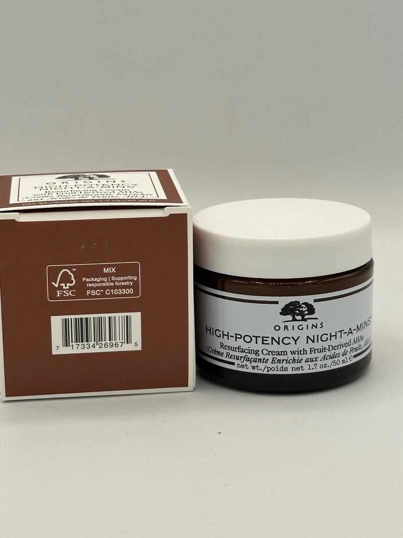 High Potency Night Moisturizer with AHA - 1.7 oz Facial Night Cream