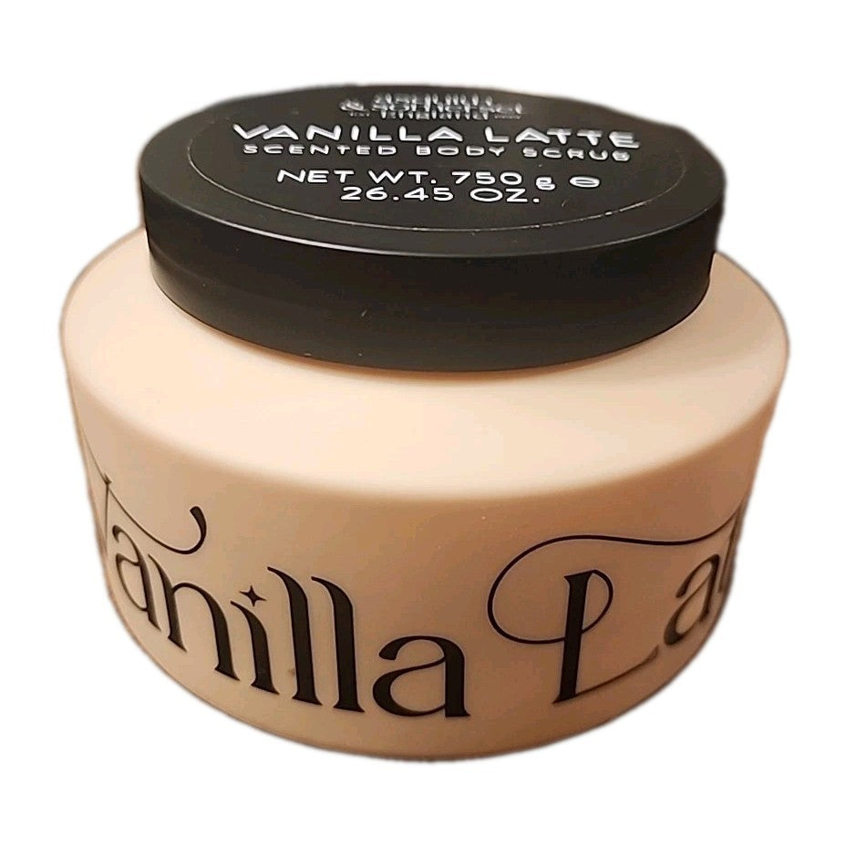 ASQUITH & SOMERSET VANILLA LATTE Scented Body Scrub JUMBO SIZE 26.45