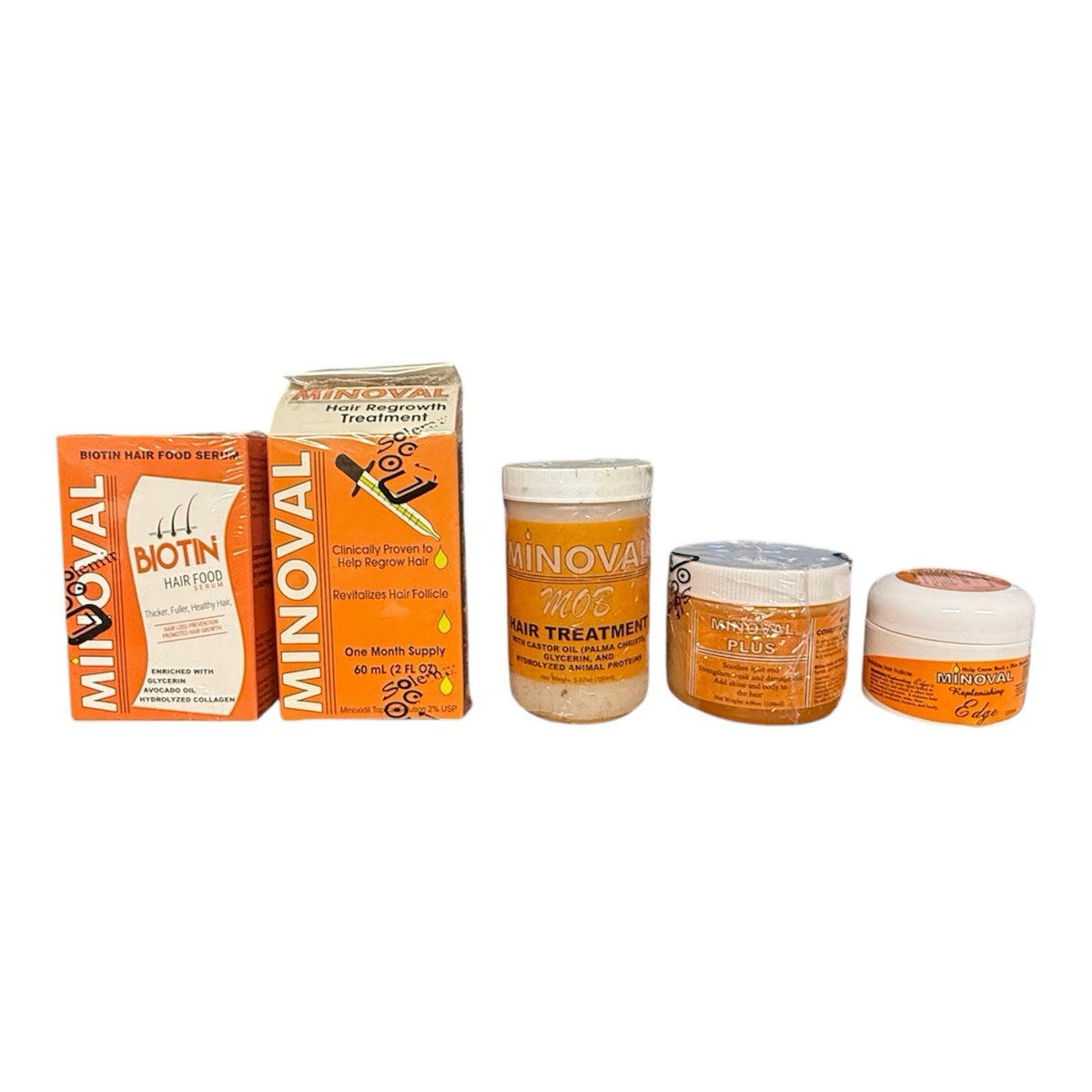 Minoval Hair Dropper + MOB treatment Plus Biotin Serum Edge
