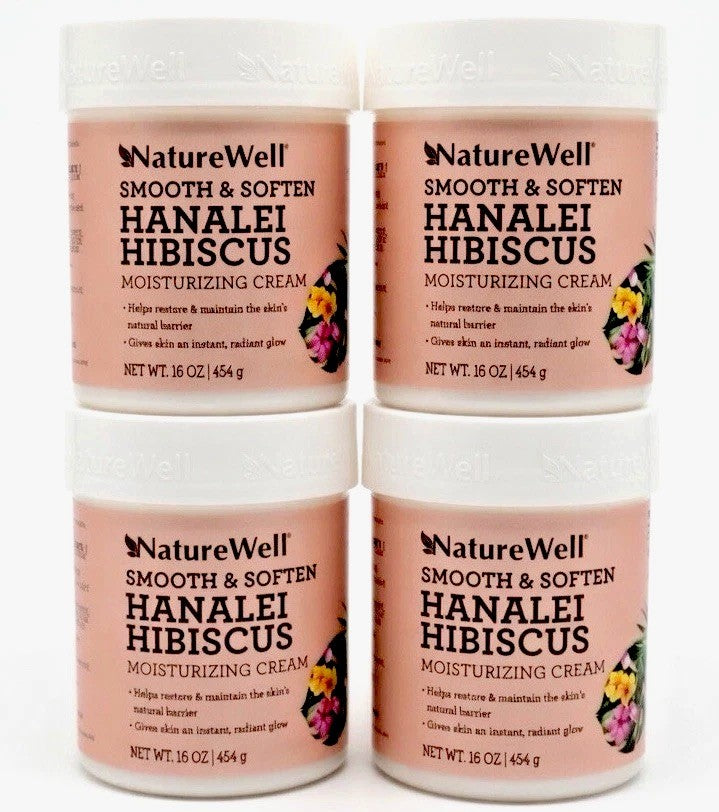 Hibiscus Moisturizing Body Cream - 4-Pack (16 oz)