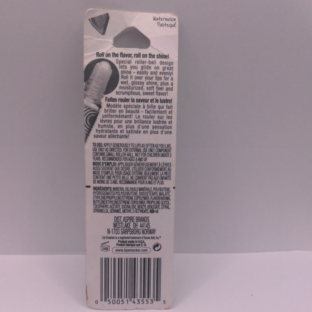 Vintage Watermelon Lip Gloss Roll-on Balm - Bonne Bell