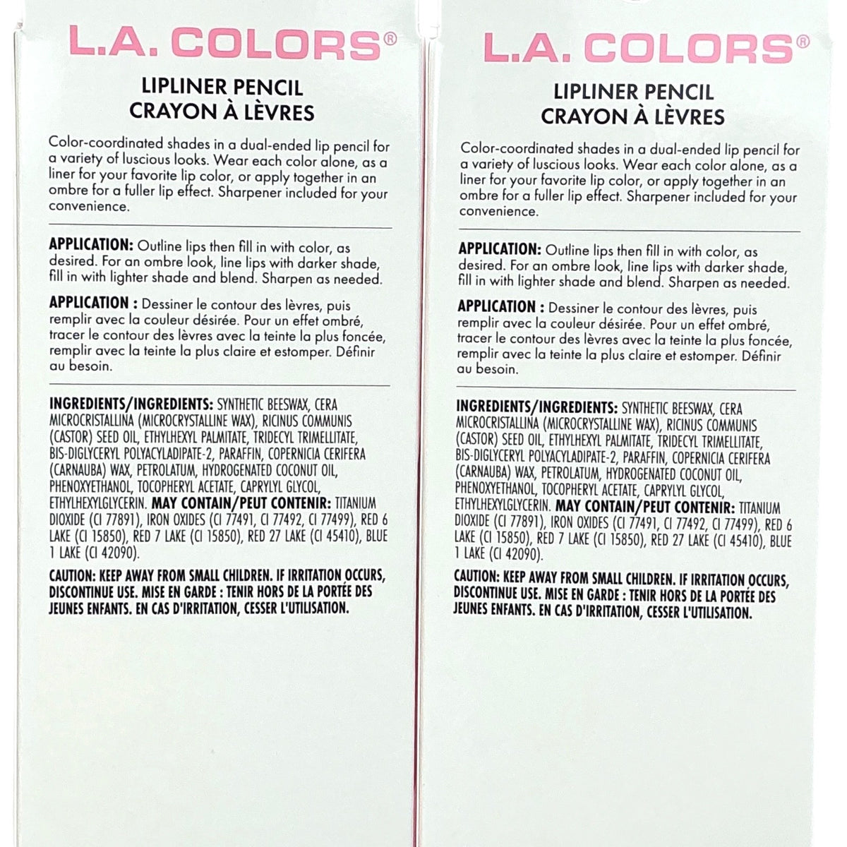 Dual Lip Liner Matte Set - Berry Sweet 2-Pack for Lip Definition