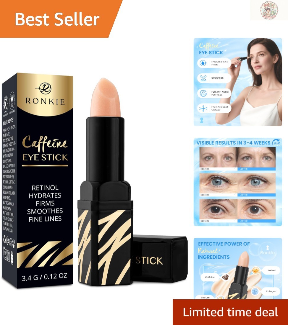 Hydrating Caffeine Eye Balm for Anti-Aging & Brightening Under-Eyes