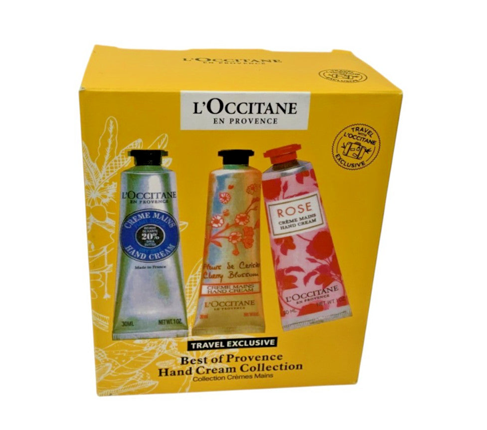 Hand Cream Collection Travel Set - 6 x 30ml Shea Butter, Rose & Cherry Blossom