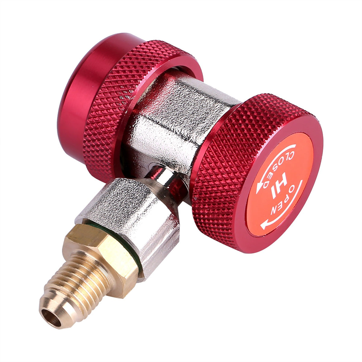 R134A Quick Coupler Set for Automotive AC Systems - High Pressure & Low Side Fittings