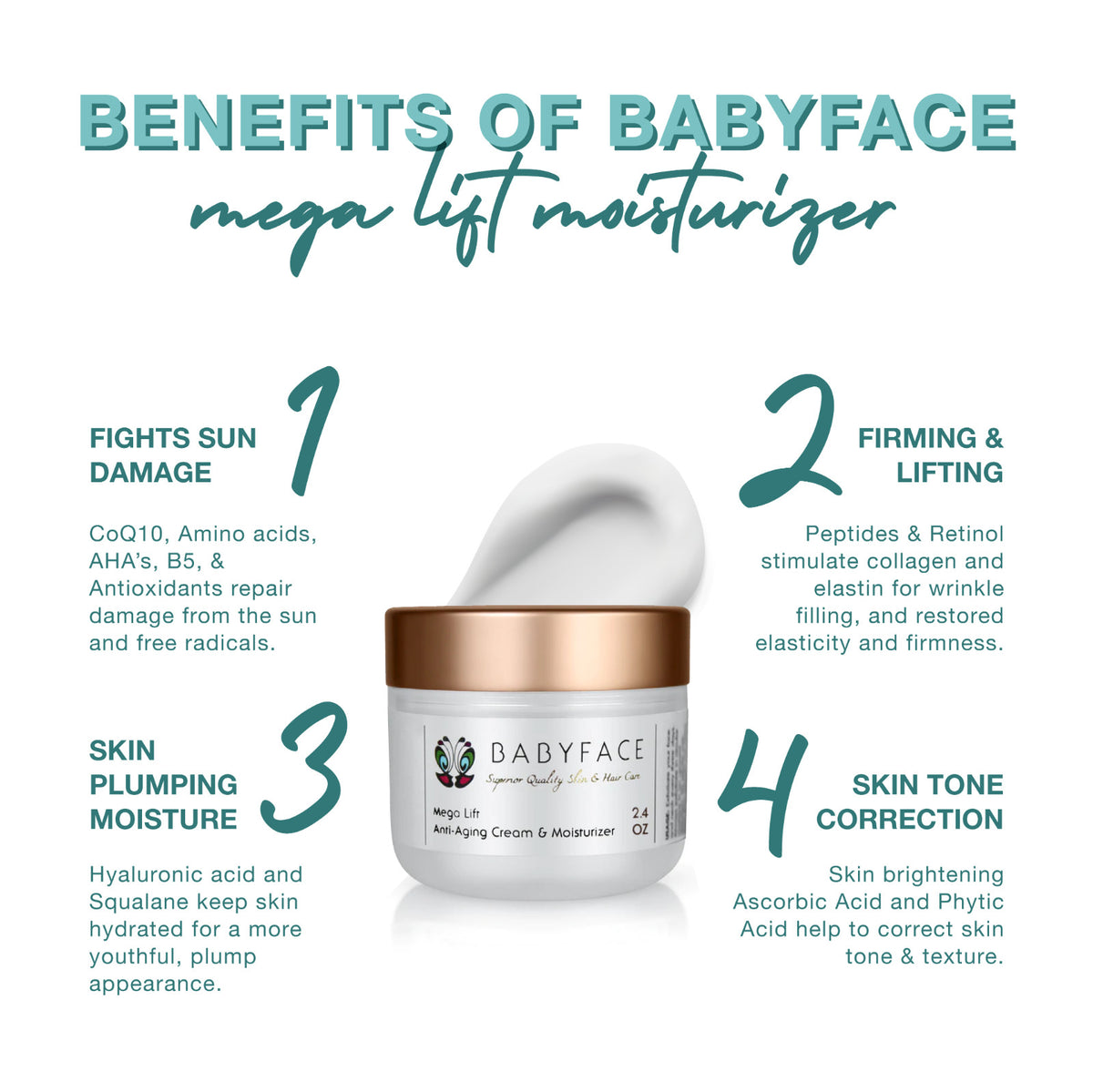 Peptide Wrinkle Cream Anti-Aging Moisturizer with Lift & Firm