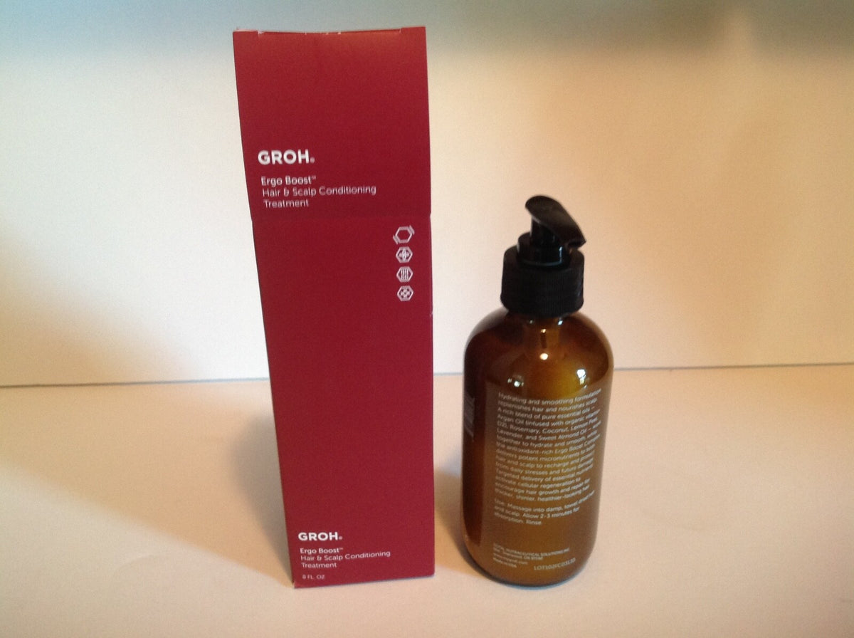 GROH Ergo Boost Hair and Scalp Conditioning Treatment 8 fl oz -