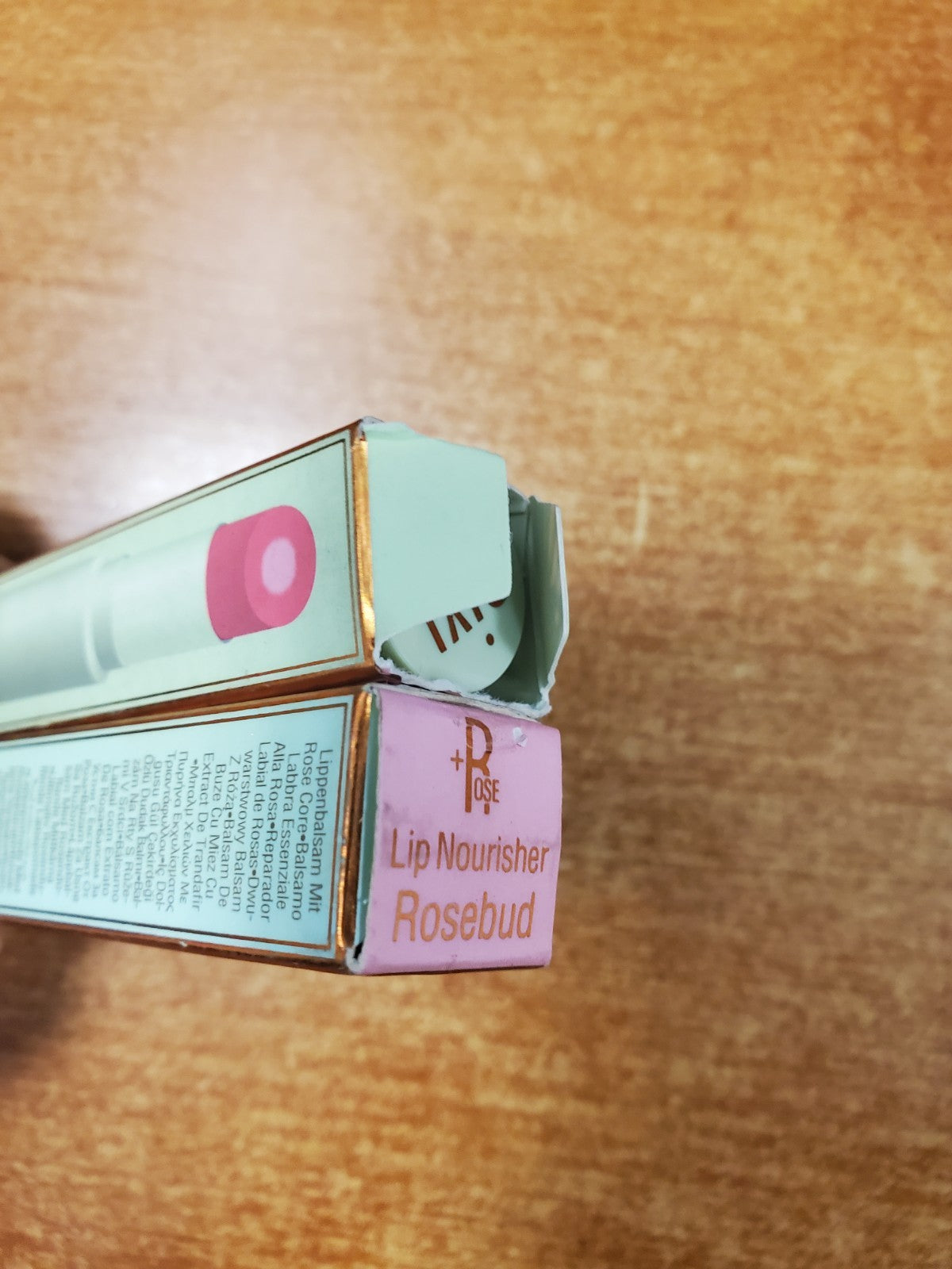 2 Pack Rose Lip Balm with Nourishing Rosehip Oil - Sheer Shine & Hydration