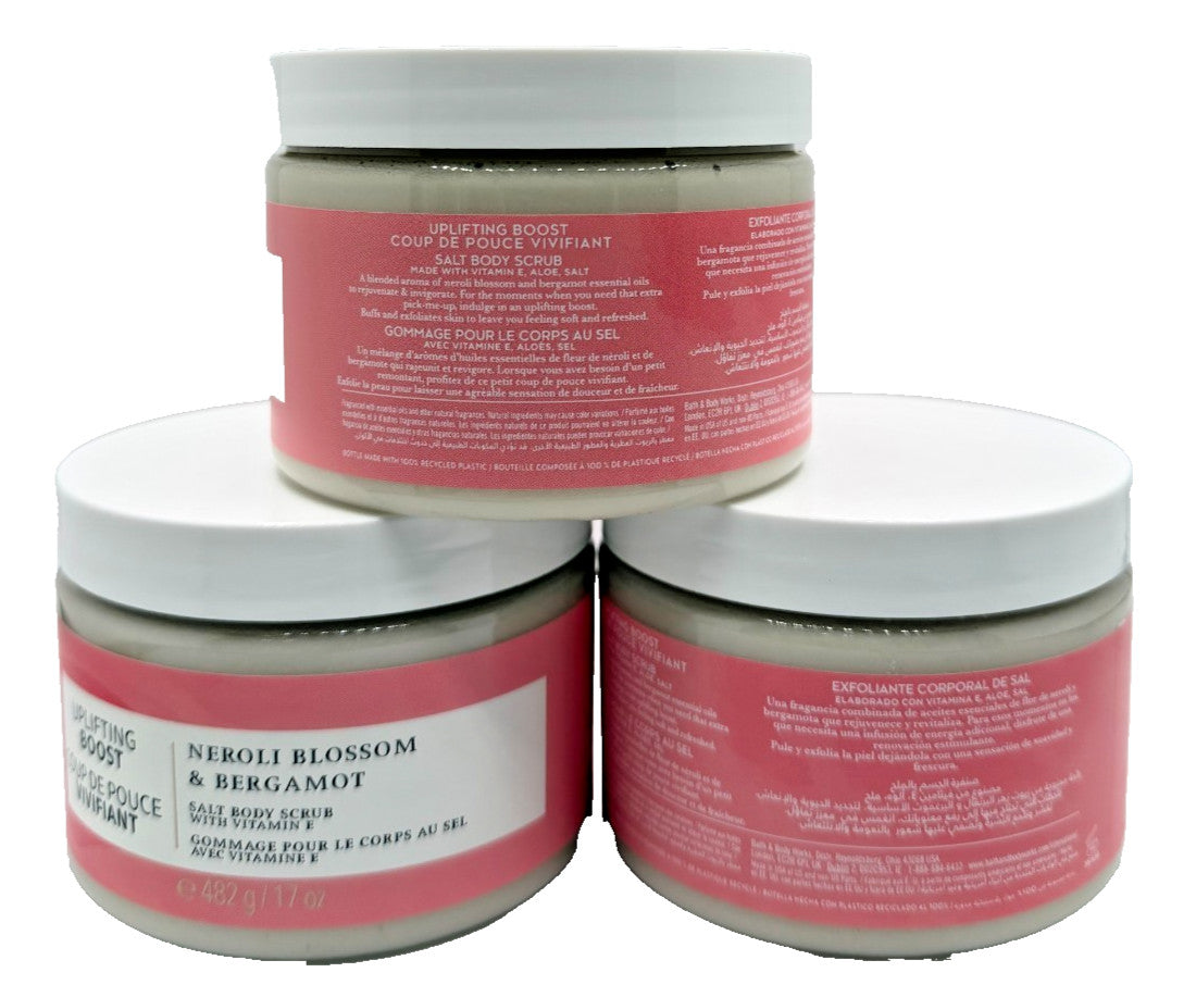 NEW Bath & Body Works Lot 3 Uplifting Boost Neroli Blossom Bergamot