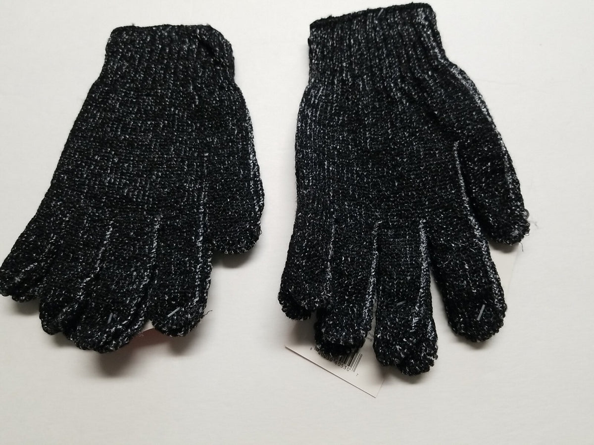 Exfoliating Charcoal Gloves Infused With Bamboo Bath Shower Lot of 2