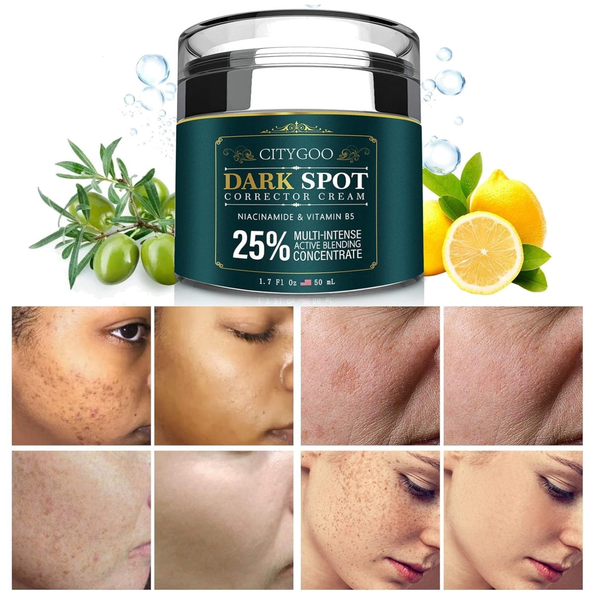 Dark Spot Corrector Cream for Hyperpigmentation & Uneven Skin Tone - 1.7 OZ
