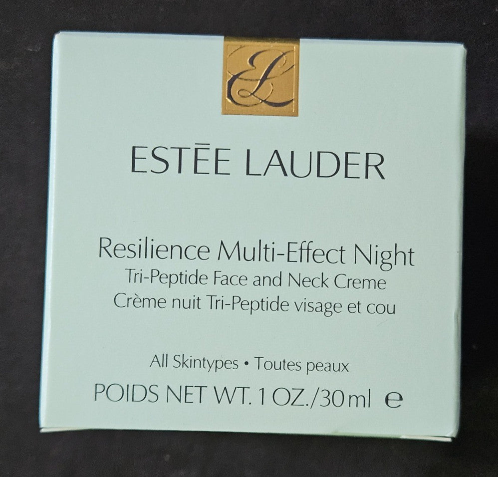 Estee Lauder Resilience Multi-Effect Night Cream 1 oz / 30ml - New In Box