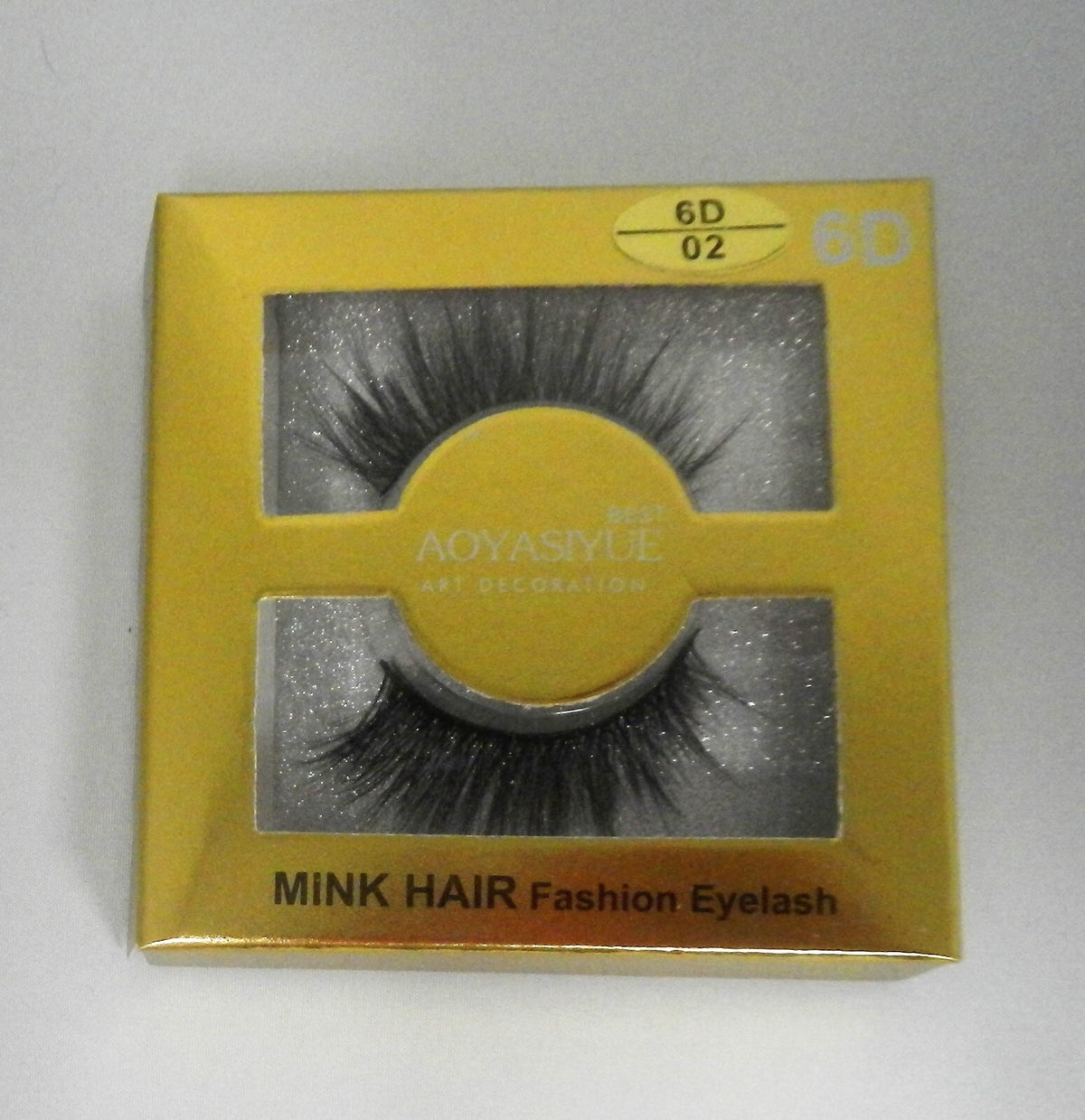 False Eyelashes 6D Mink Hair Eye Lashes - 12 Pairs with Multiple Sizes