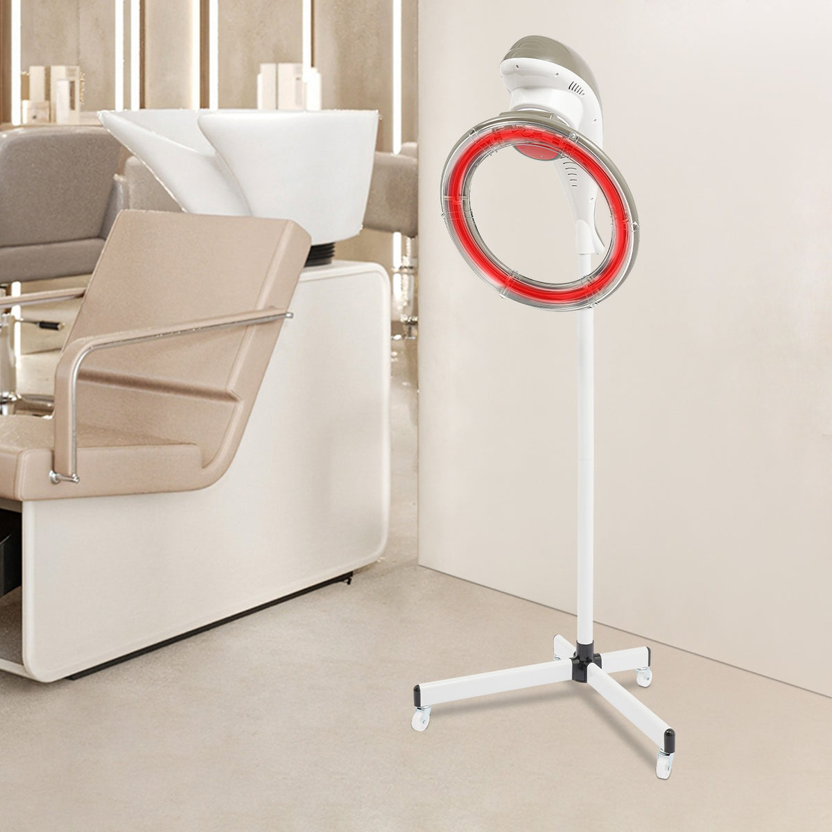 Infrared Hair Dryer Color Processor Salon Styling Machine with Stand