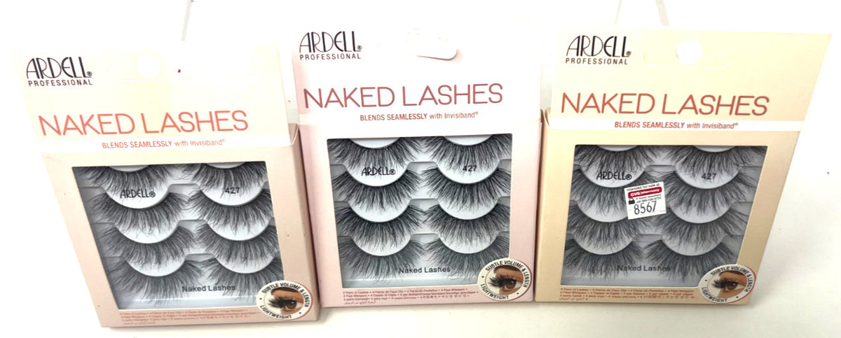 Ardell Naked False Eyelashes - 4 Pairs Sealed Makeup Lashes 427